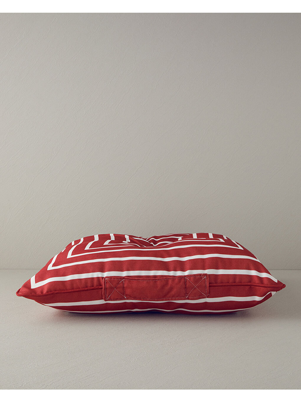 Northsea Pamuk Dekoratif Minder Beyaz - Bordo