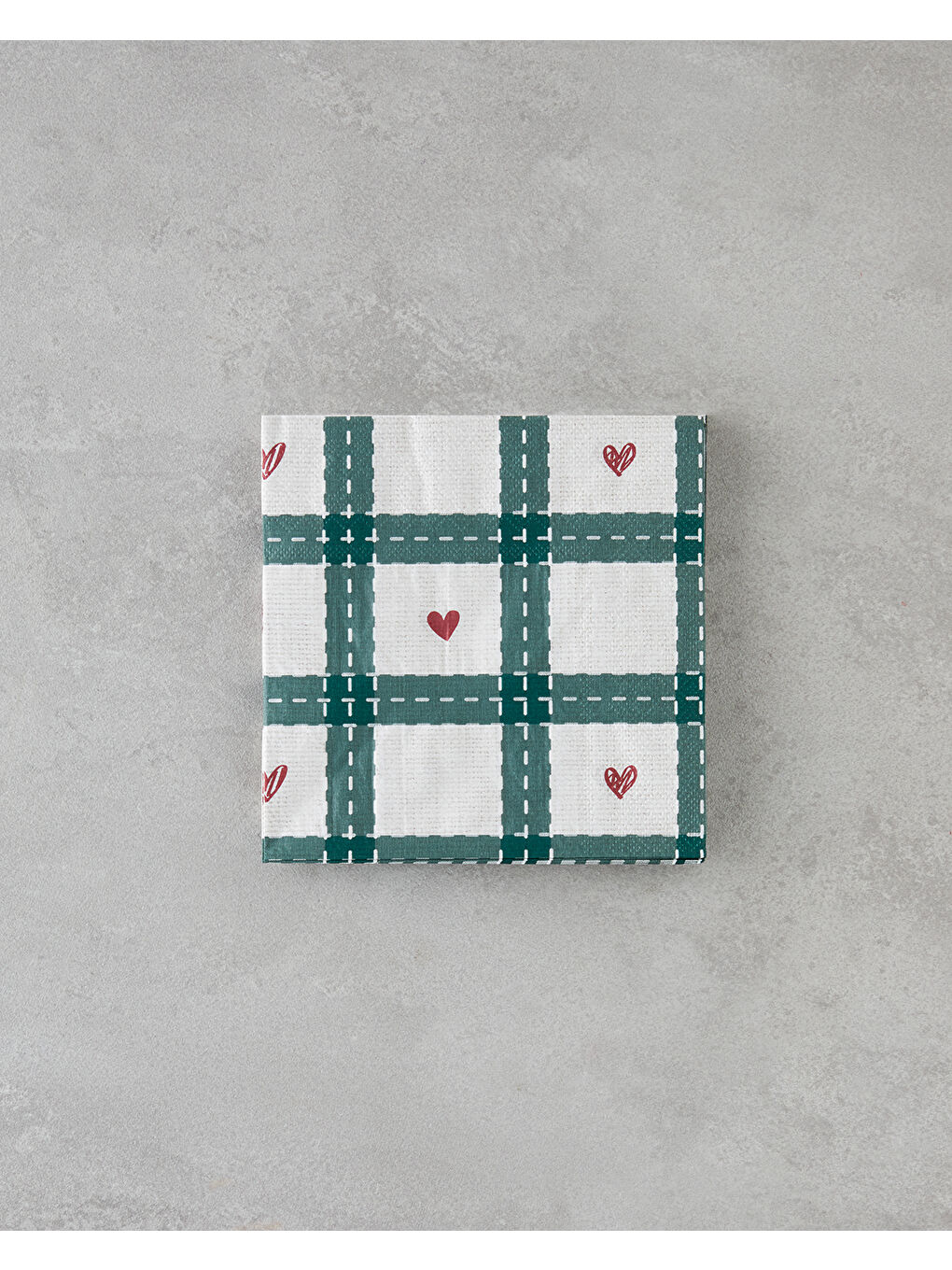 Heartmas Kağıt 20'li Kağıt Peçete 33x33 cm Yeşil