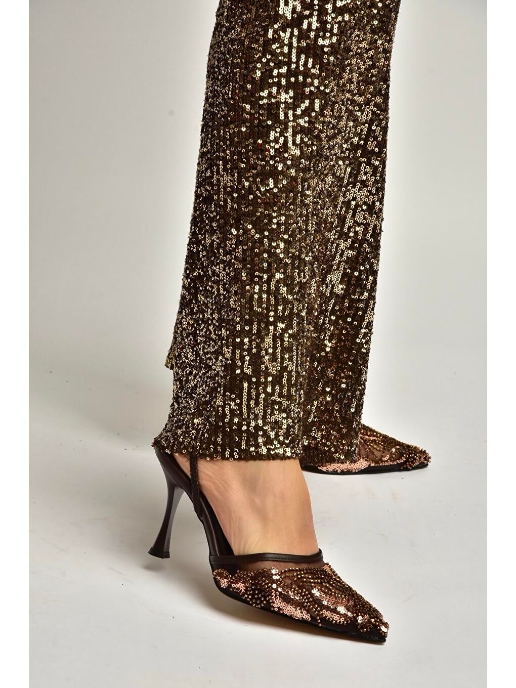 Kahverengi Kadın Topuklu Ayakkabı Y726493615