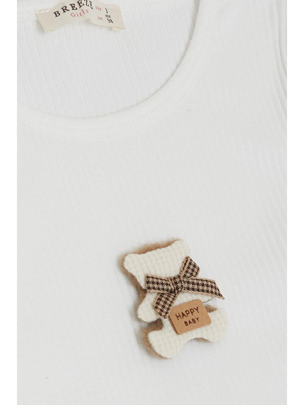 Beyaz Kız Çocuk Tişört-2