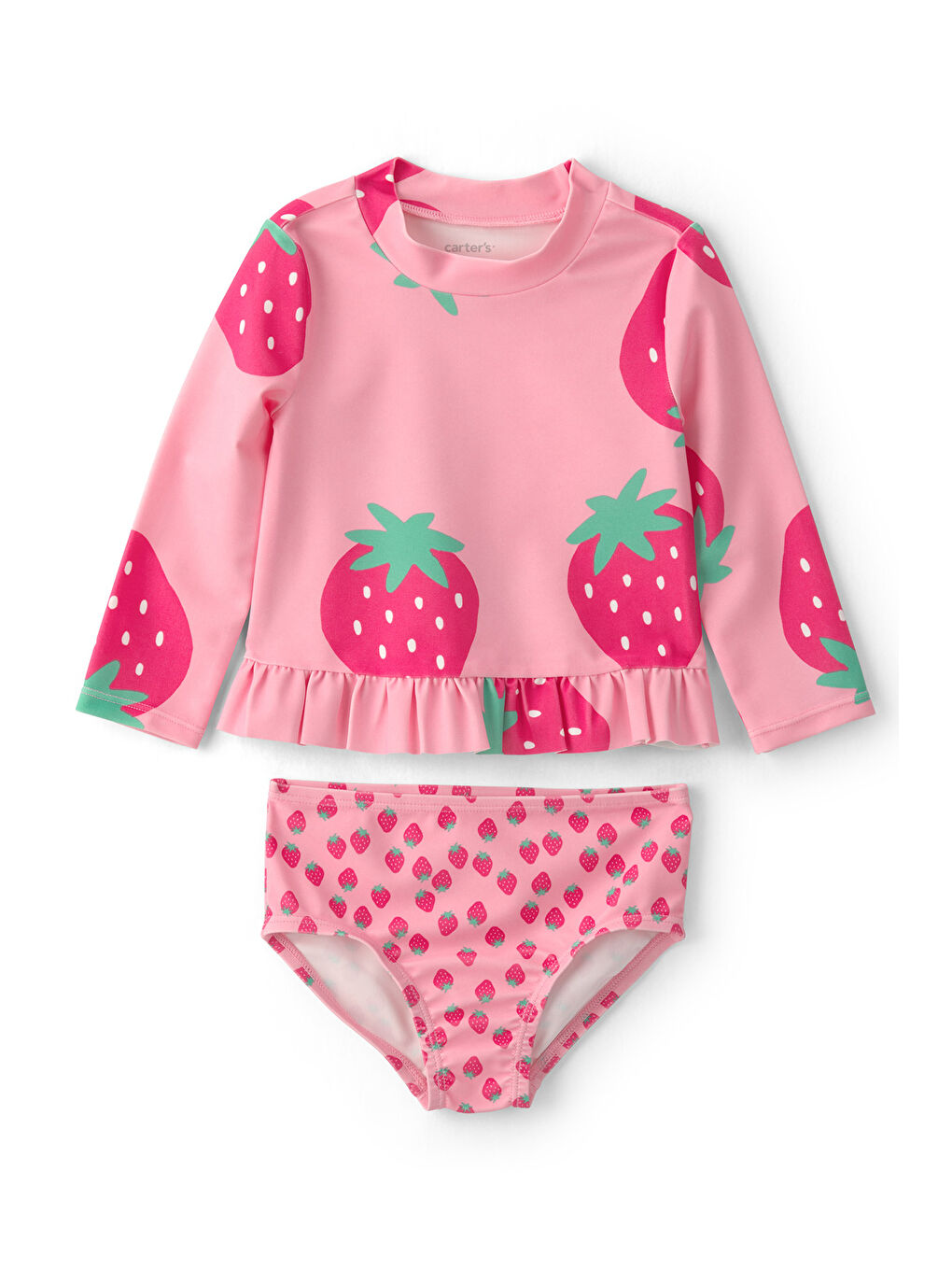 Karışık Kız Bebek Güneş Koruyucu Mayo Set 6 Ay-24 Ay Çok Renkli
