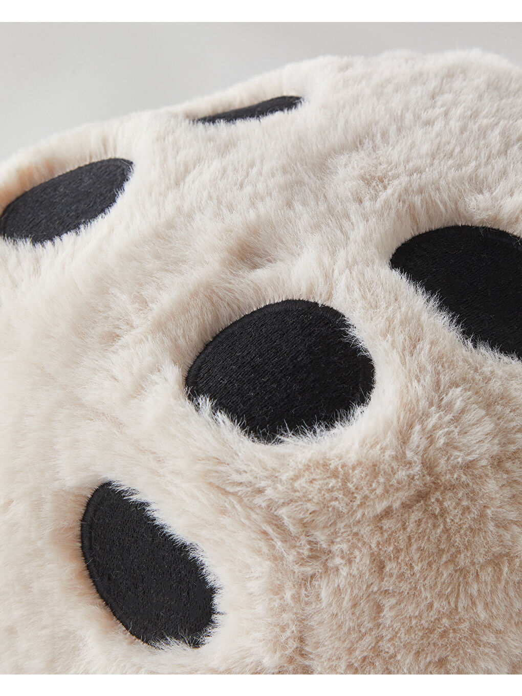 Dice Dolgulu Kırlent 20x20 cm Açık Kahverengi-2