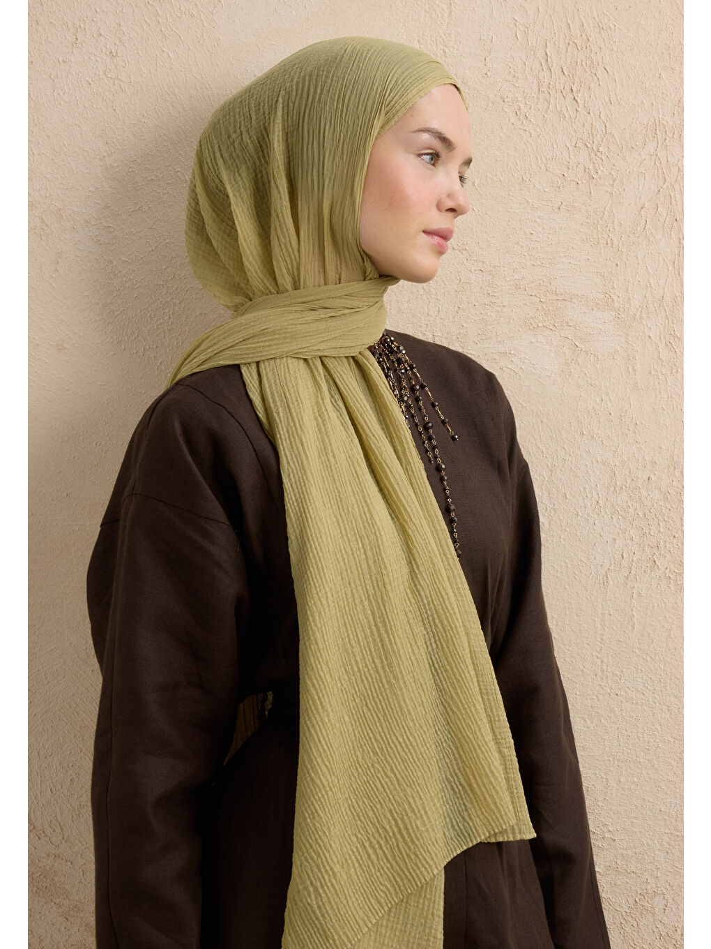 Yeşil Modal Krinkıl Şal Adaçayı-2