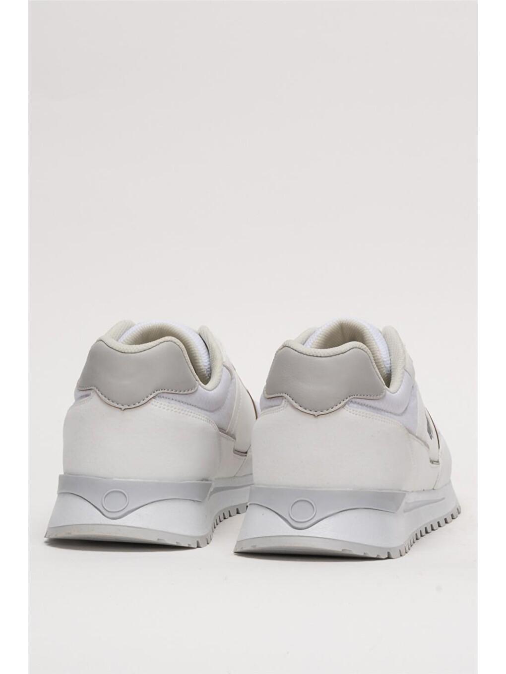 Erkek Ortopedik Günlük Yürüyüş Koşu Sneaker Spor Ayakkabı Beyaz-3