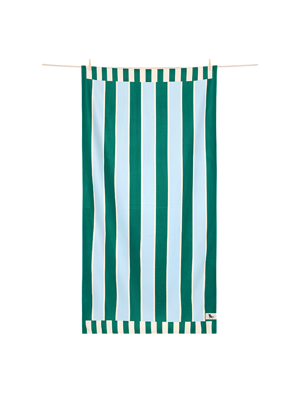 Yeşil Dock And Bay Banyo Havlusu Waffle L Peppermint Punch