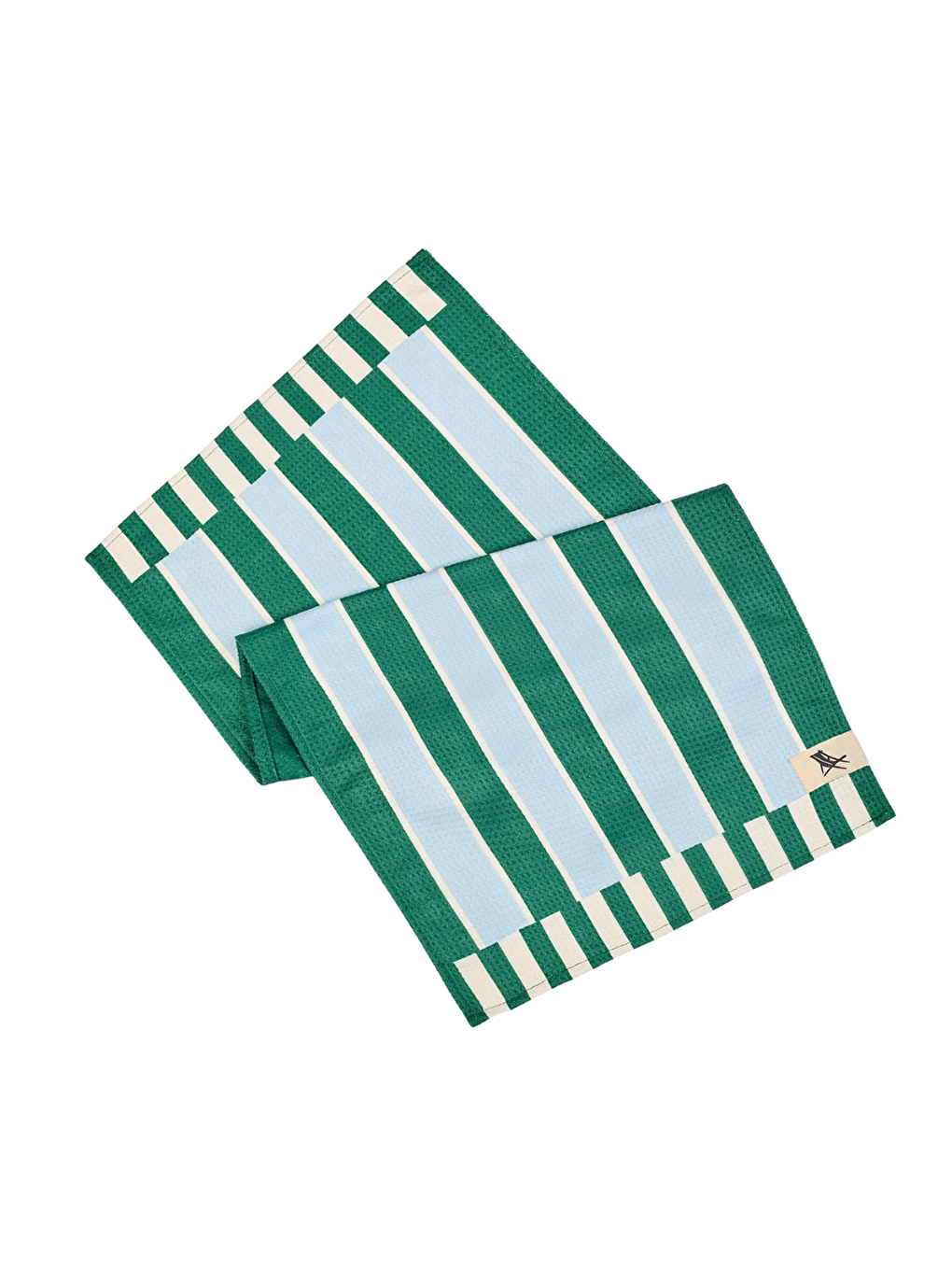 Yeşil Dock And Bay Banyo Havlusu Waffle L Peppermint Punch-2