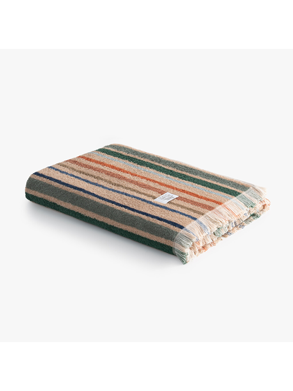 Karışık Stripe Earth Plaj Havlusu Renkli