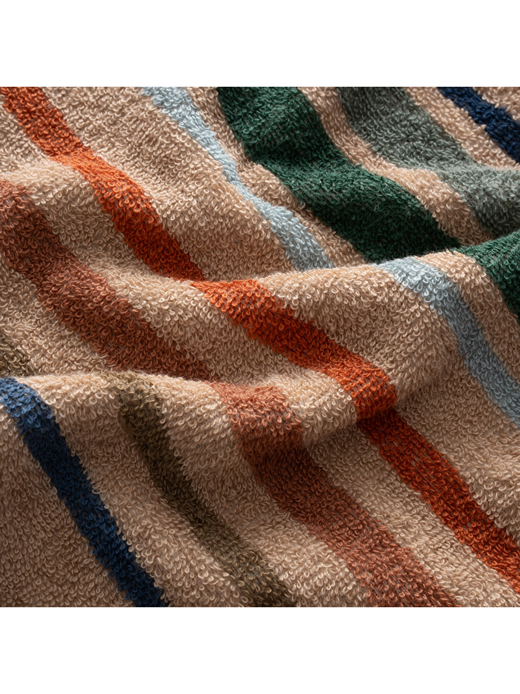 Karışık Stripe Earth Plaj Havlusu Renkli-3