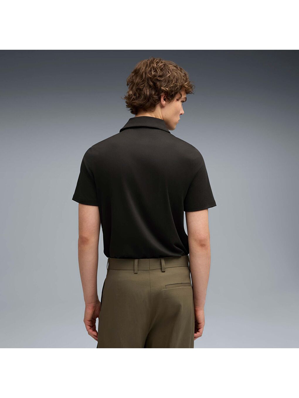 Siyah SCUDERIA FERRARI Sportswear CLOUDSPUN Erkek Polo-2