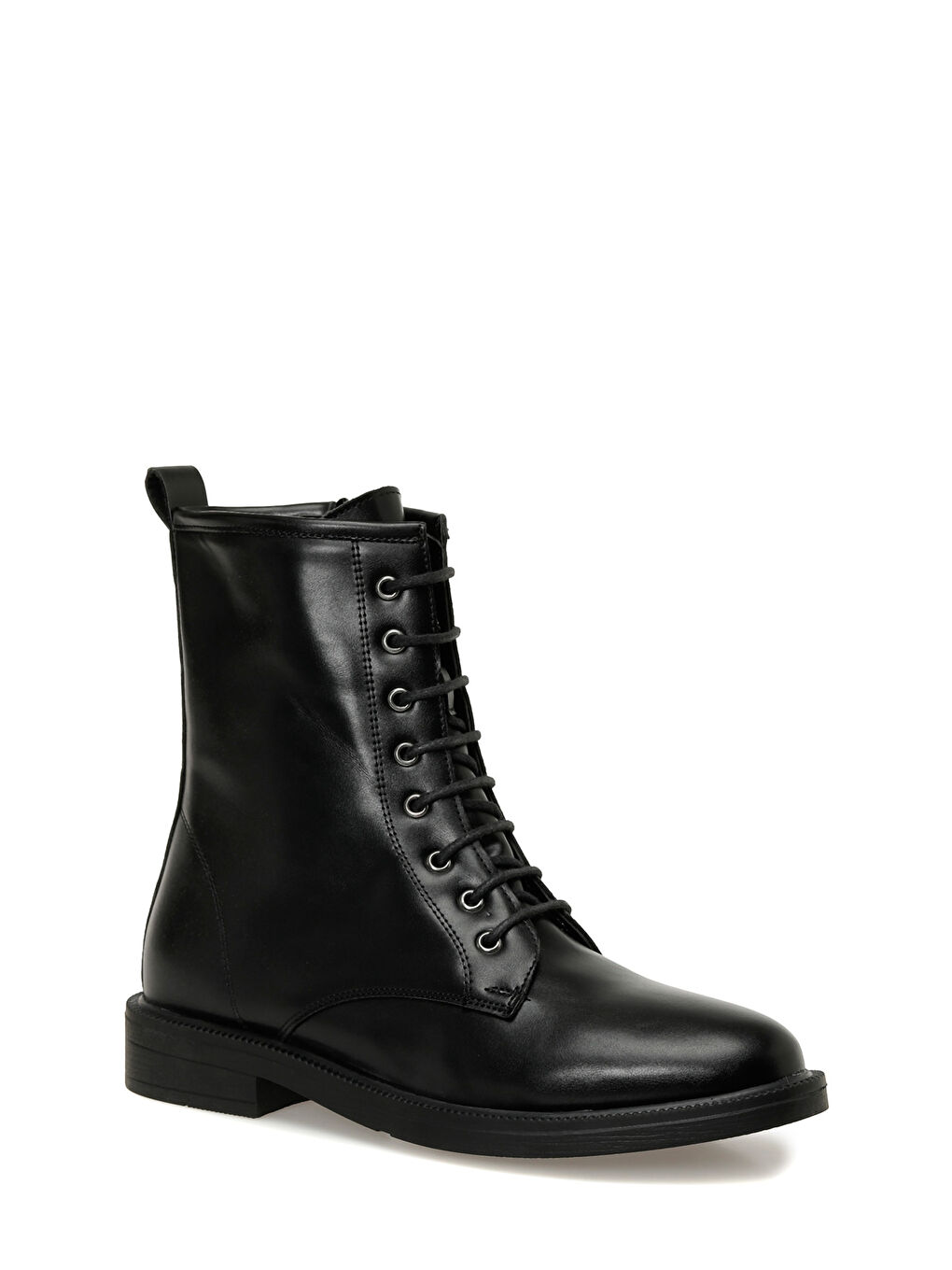 25K-7009 5PR Siyah Kadın Düz Bot-1