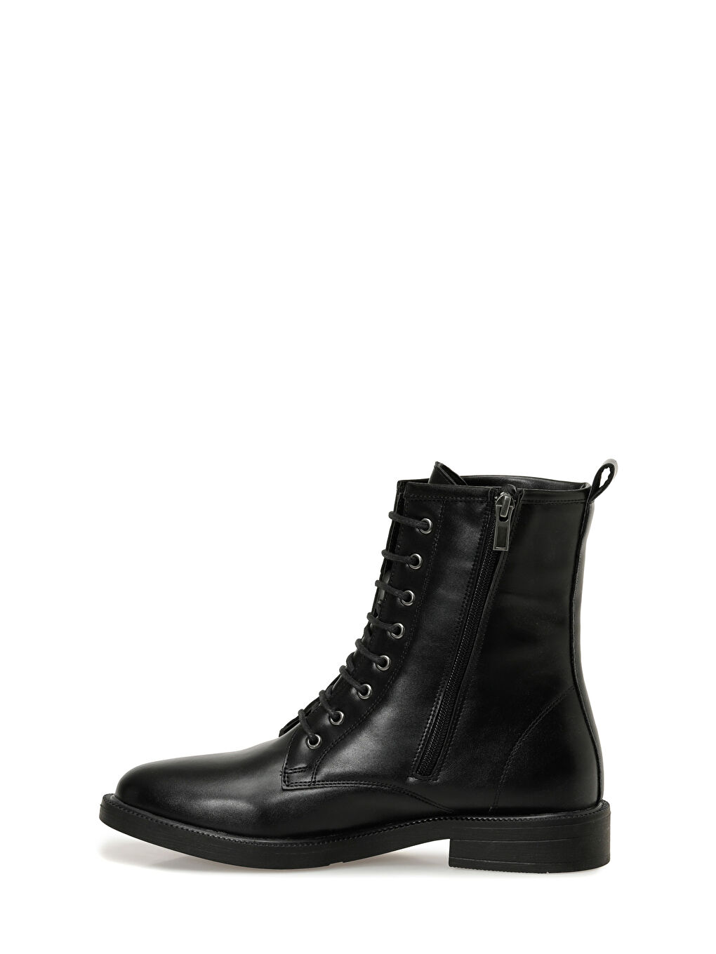 25K-7009 5PR Siyah Kadın Düz Bot-2