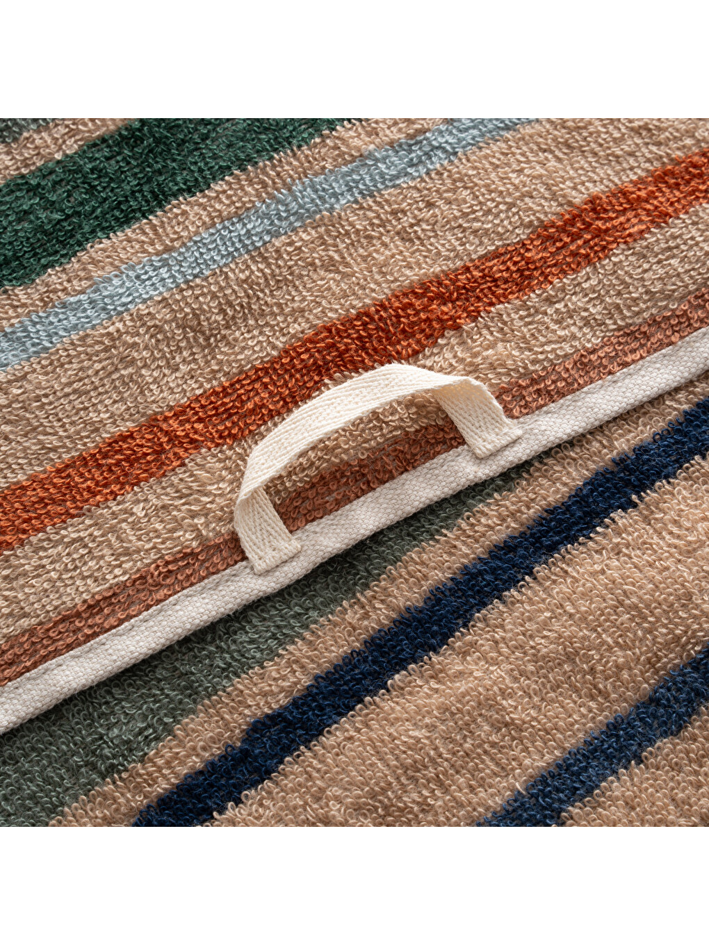 Karışık Stripe Earth Plaj Havlusu Renkli-6