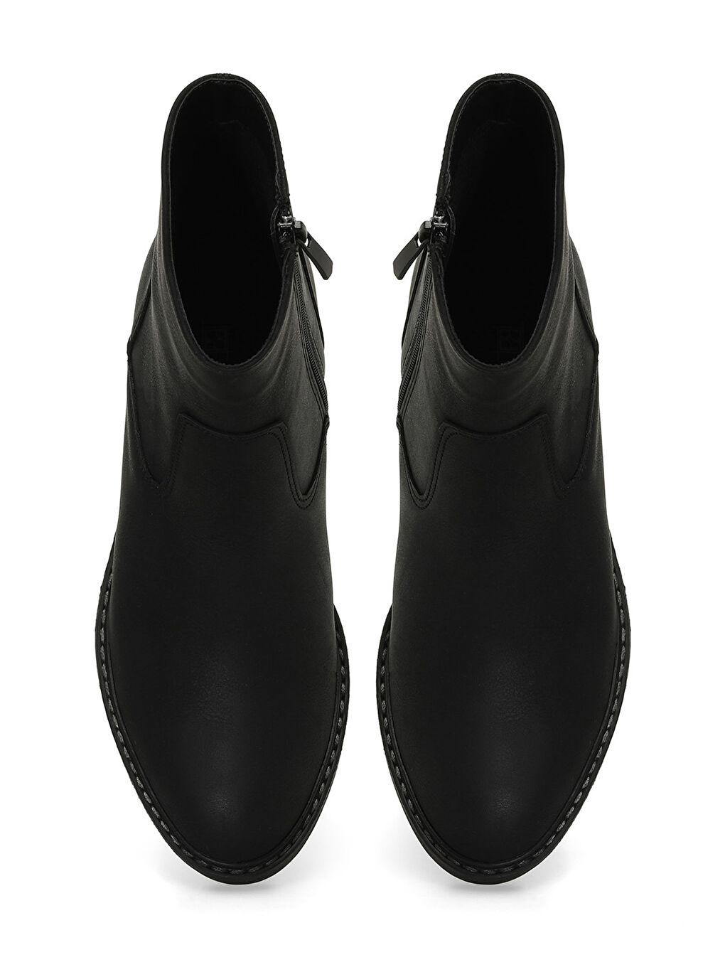 24K-627 4PR Siyah Kadın Topuklu Bot-3