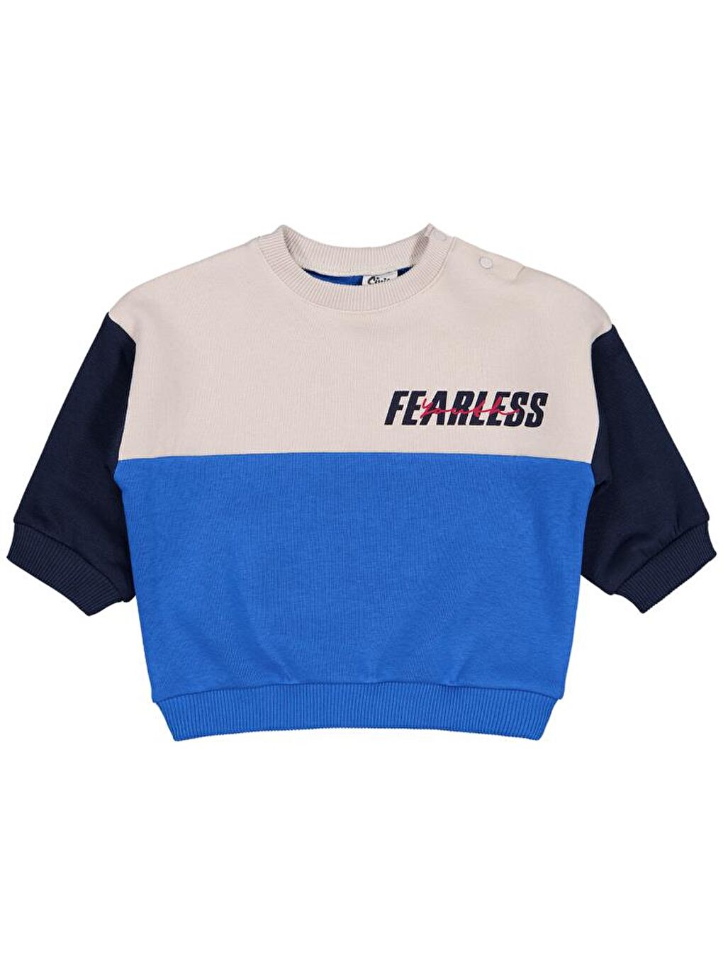 Mavi Baby Parçalı 6-18 Ay Sweatshirt-1