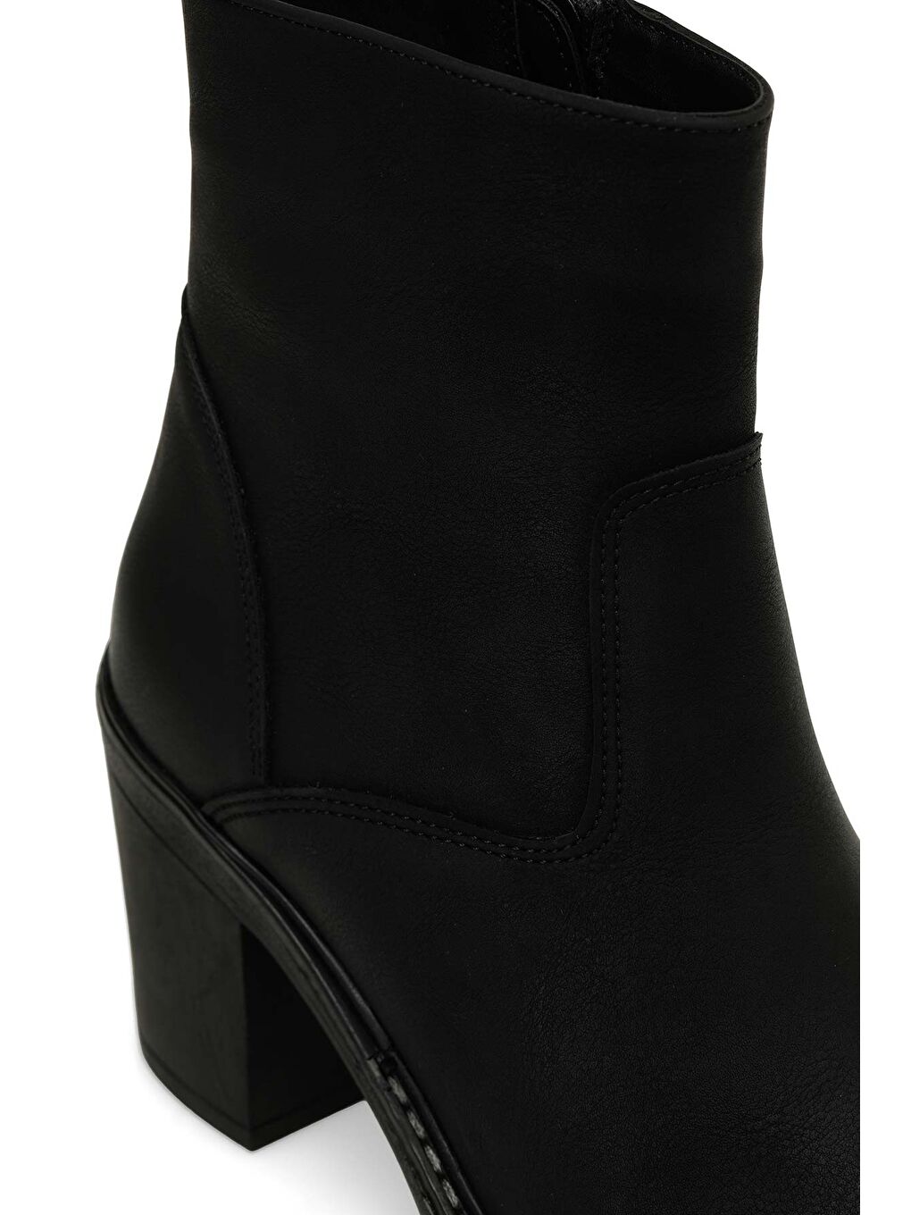 24K-627 4PR Siyah Kadın Topuklu Bot-6