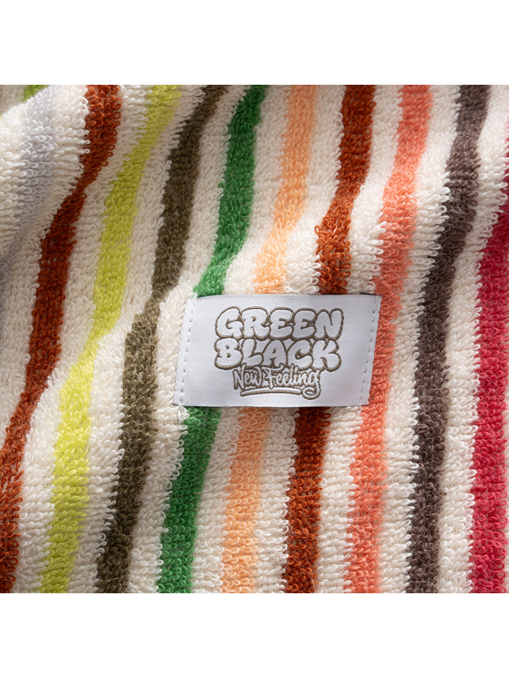 Karışık Stripe Sunset Plaj Havlusu Renkli-3