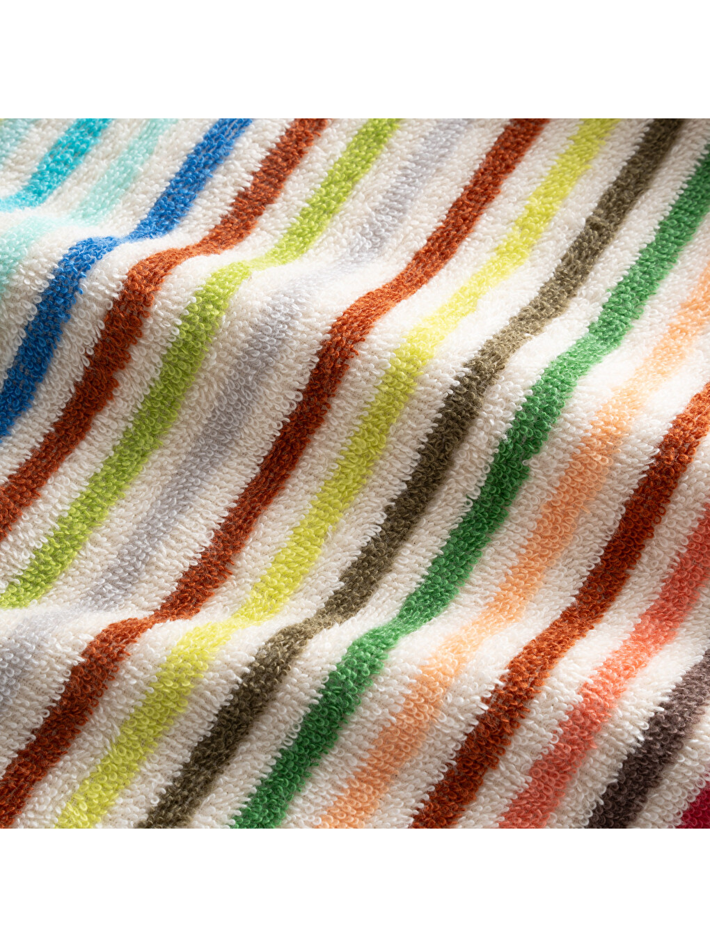 Karışık Stripe Sunset Plaj Havlusu Renkli-4
