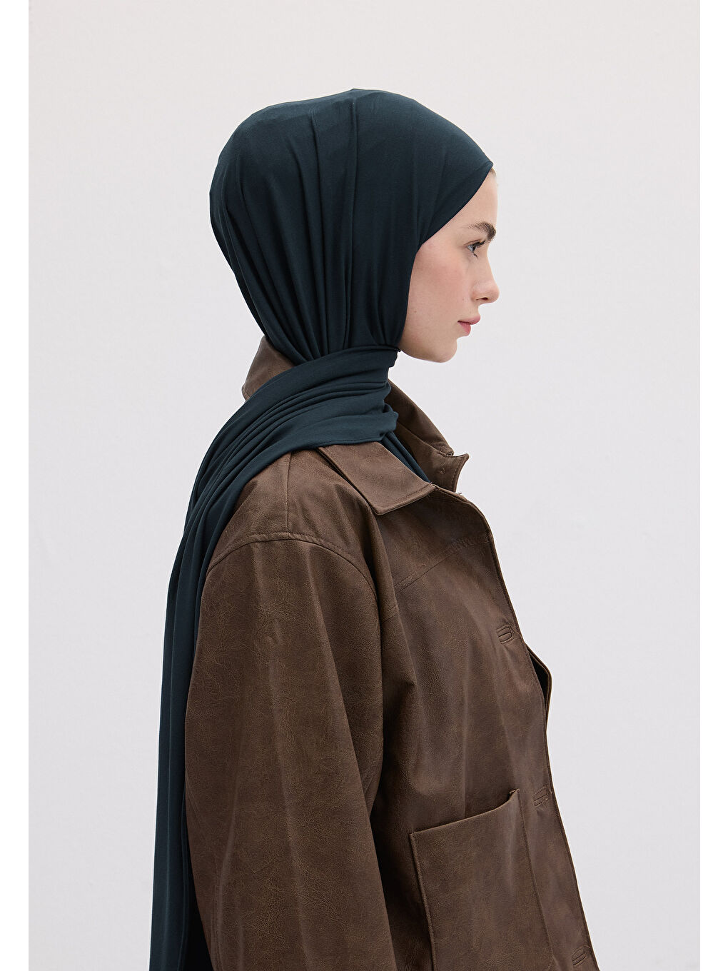 Bambu Penye Şal Derin Mavi-1