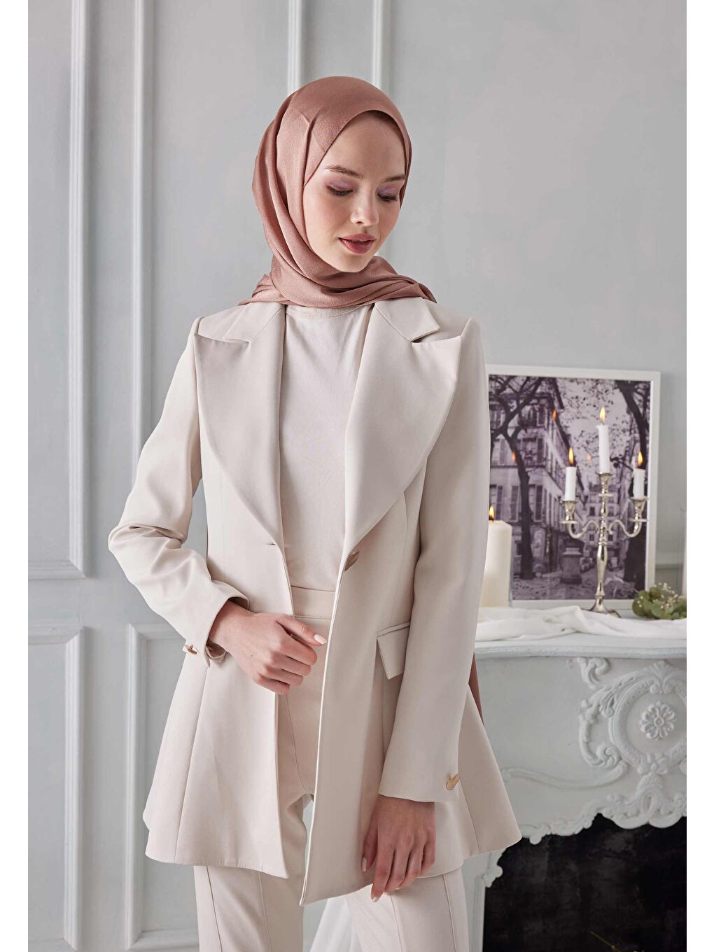 Pembe Janjanlı Şal Gül Kurusu