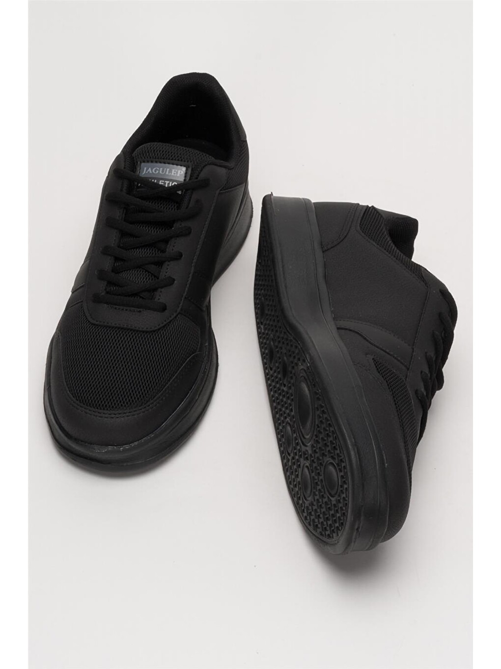 Siyah Erkek Günlük Sneaker Rahat Spor Ayakkabı Sİyah-6
