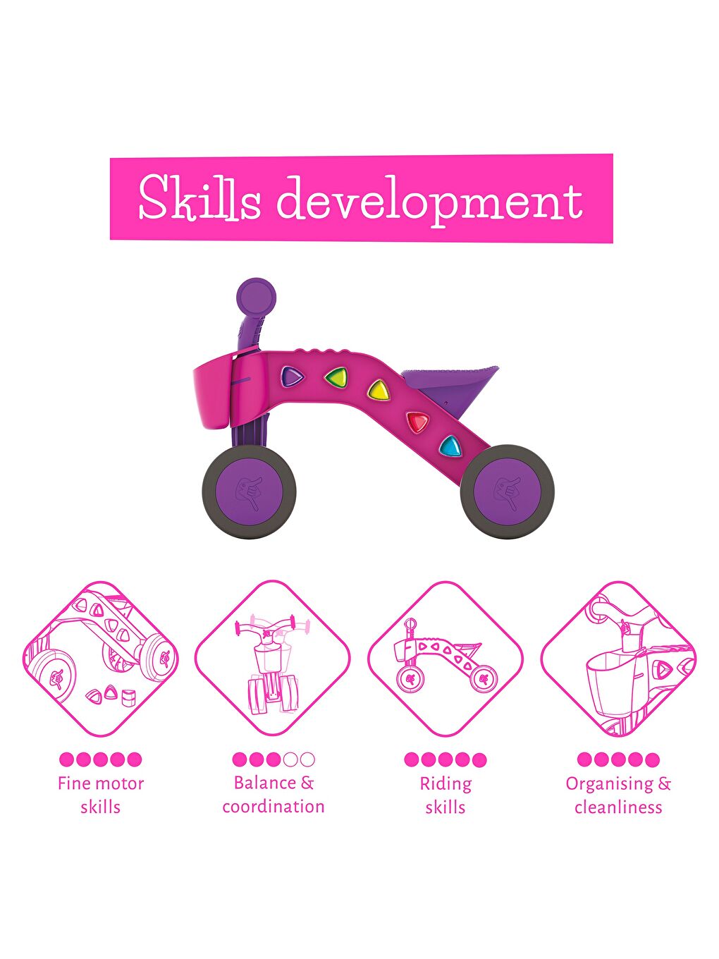 Itsibitsi Bloklar - Bin Sür - Denge - Fuşya-4