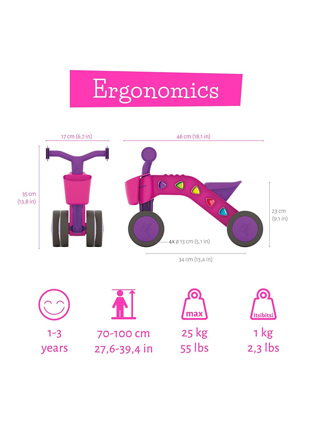 Itsibitsi Bloklar - Bin Sür - Denge - Fuşya-5