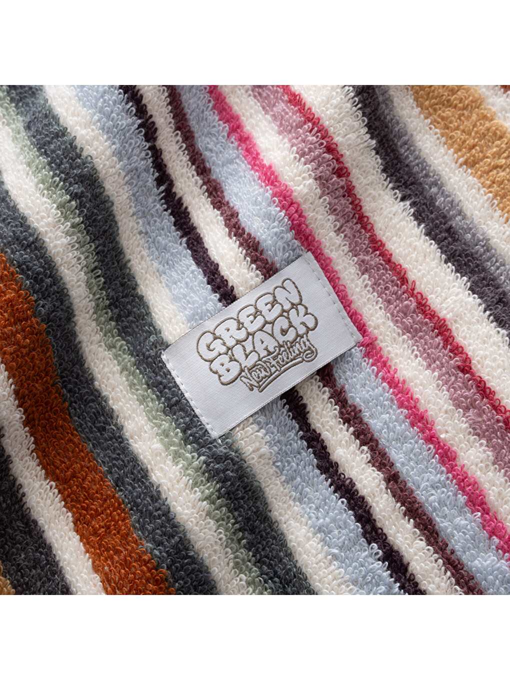 Karışık Stripe Soft Plaj Havlusu Renkli-2