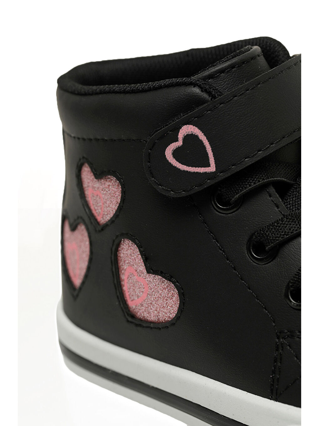 TONY.P5PR Siyah Kız Çocuk High Sneaker-6