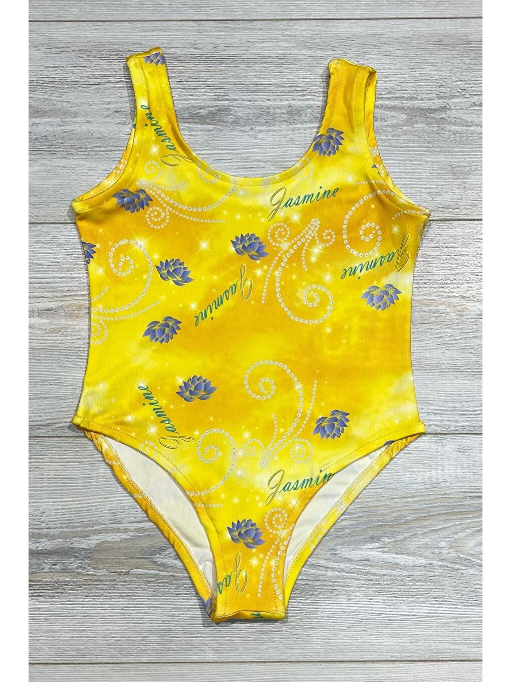 Sarı Trend Kız Çocuk Deniz Havuz Mayo