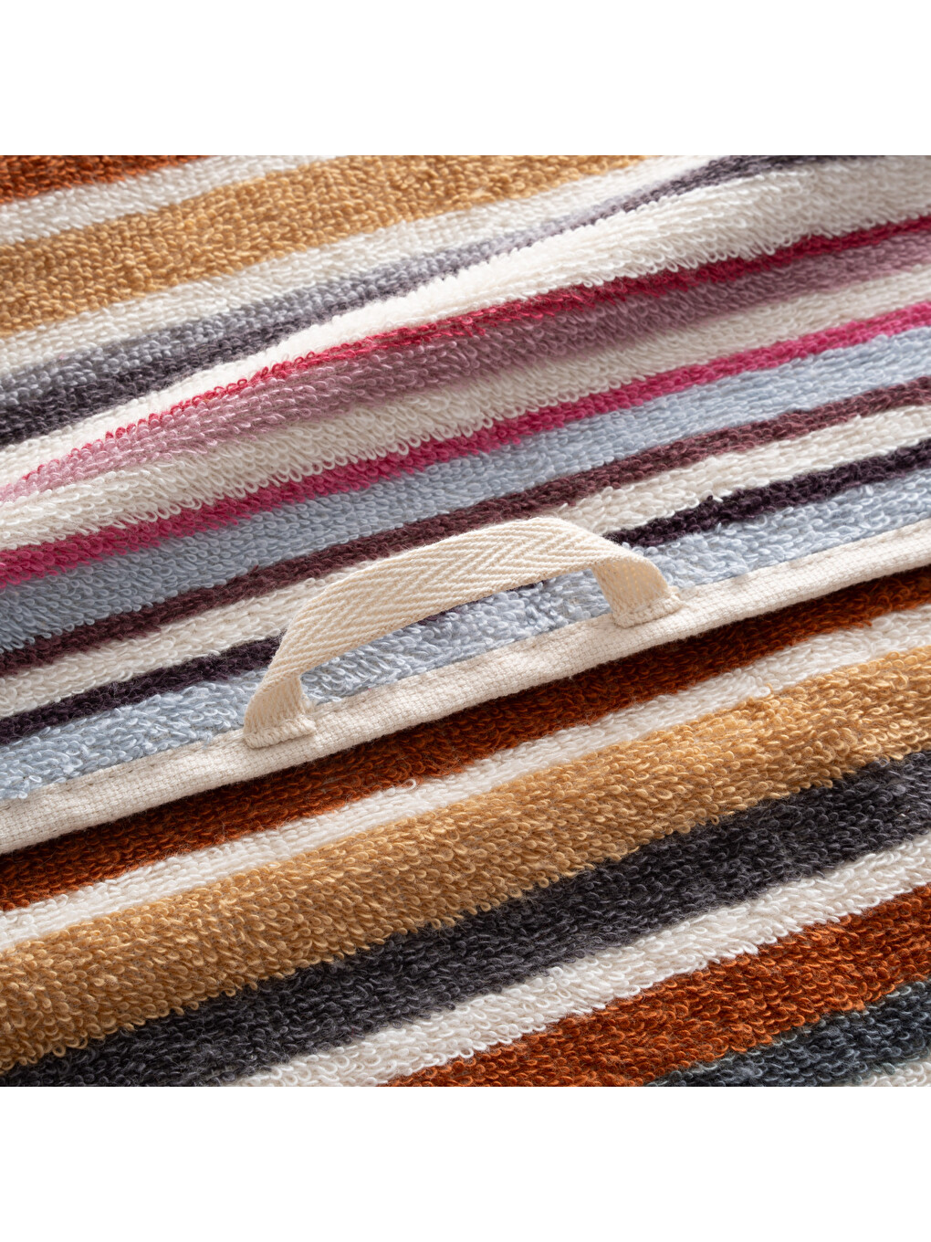 Karışık Stripe Soft Plaj Havlusu Renkli-5