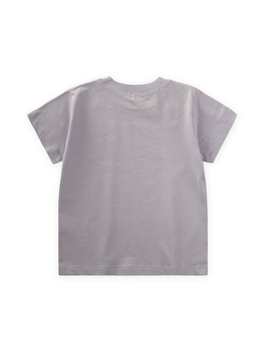 55 Baskılı T-Shırt 2-7 Yaş Gri-1