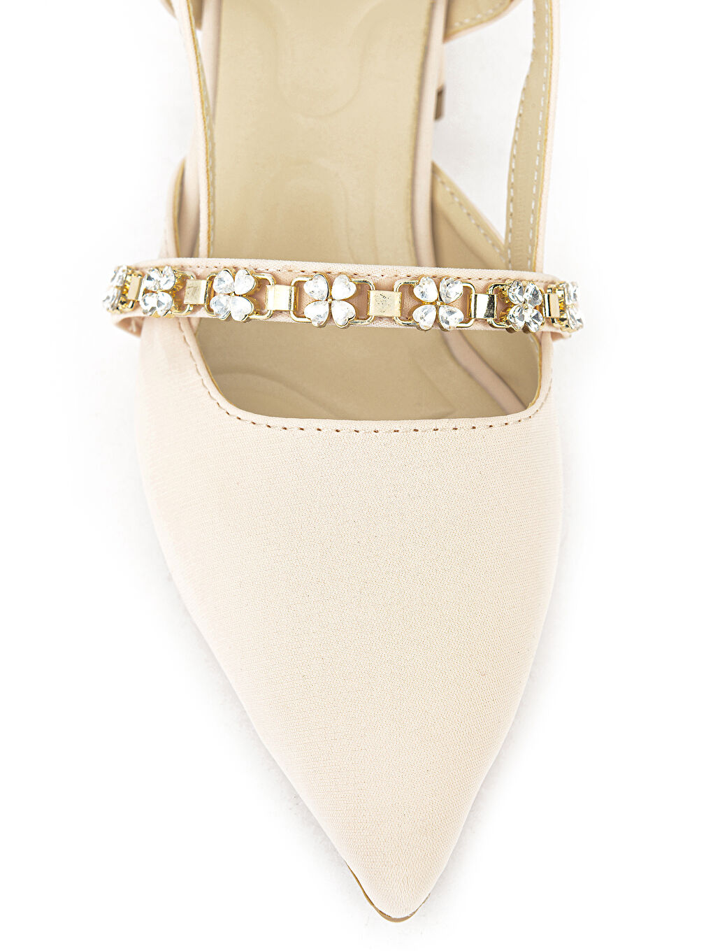 Bej Kadın Topuklu Ayakkabı 1611060Z3647 Ten-5