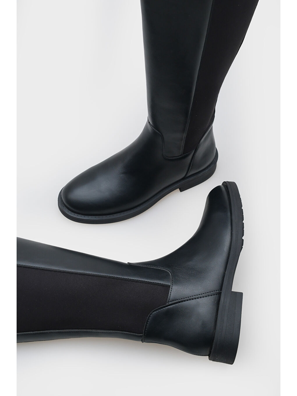 Siyah Minny Kadın Çizme-5