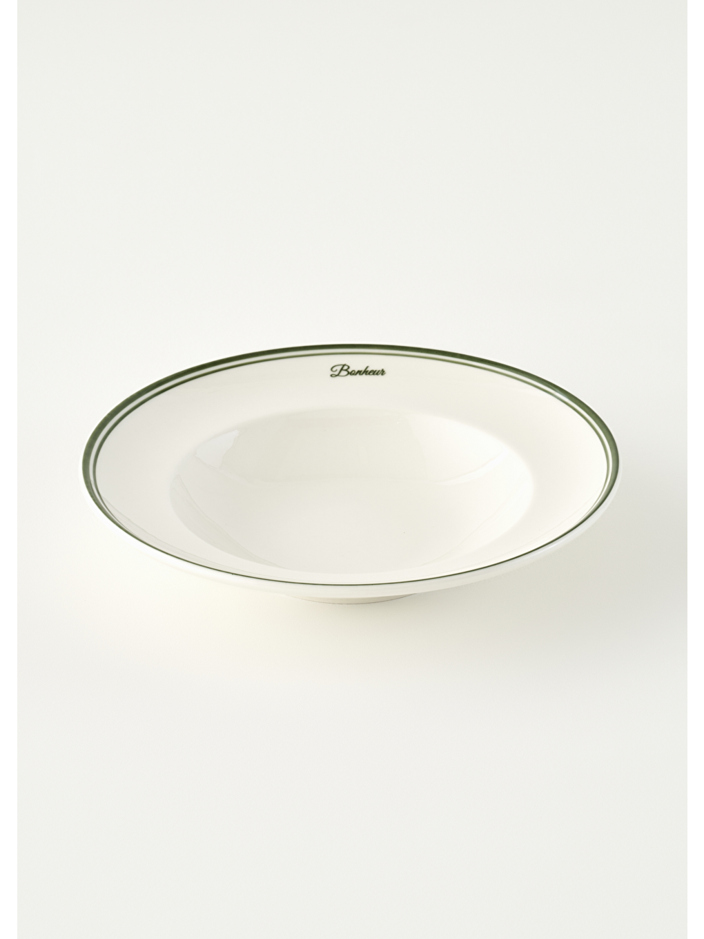 Bonheur Porselen Makarna Tabağı Yeşil (28 Cm)