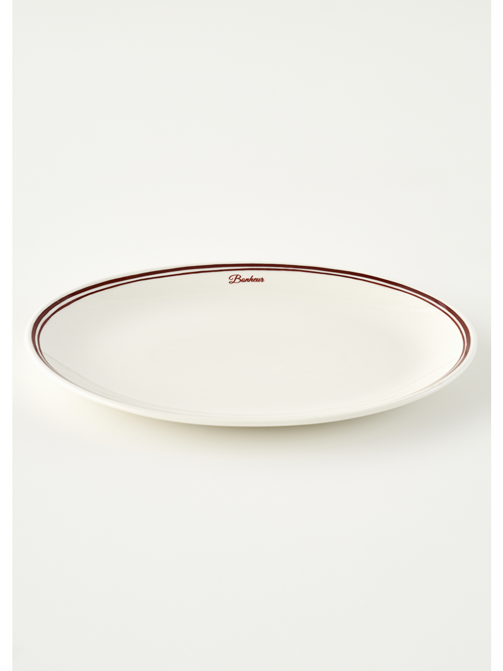 Bonheur Porselen Sunum Tabağı Bordo (36 Cm)-2