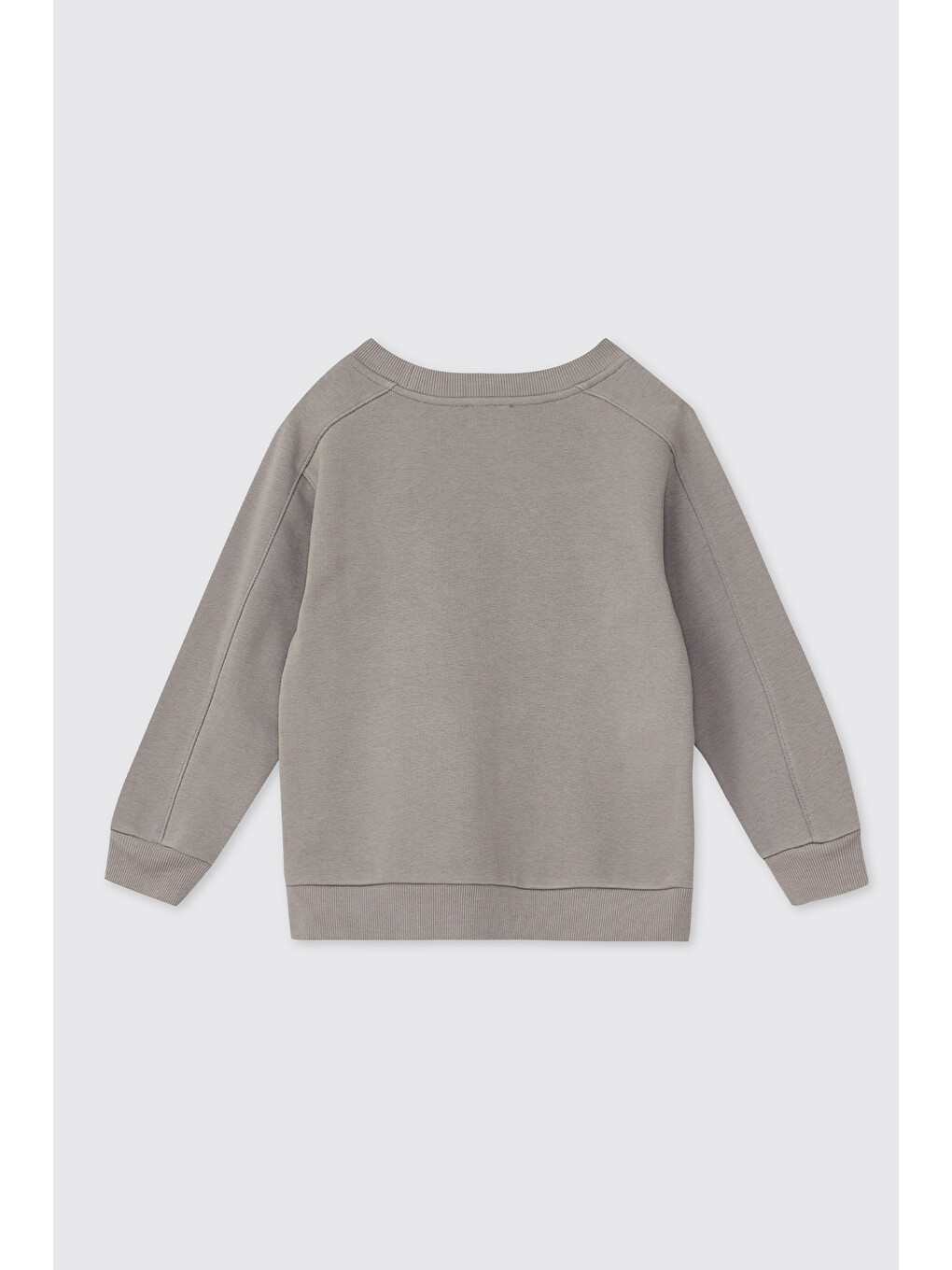 Erkek Çocuk Bisiklet Yakalı Gri Sweatshirt-1