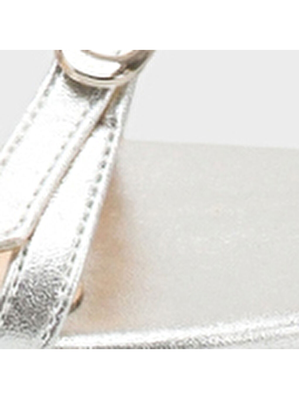 Gri Gerda Yuvarlak Burunlu Çift Tokalı Orta Topuklu Kadın Terlik-6