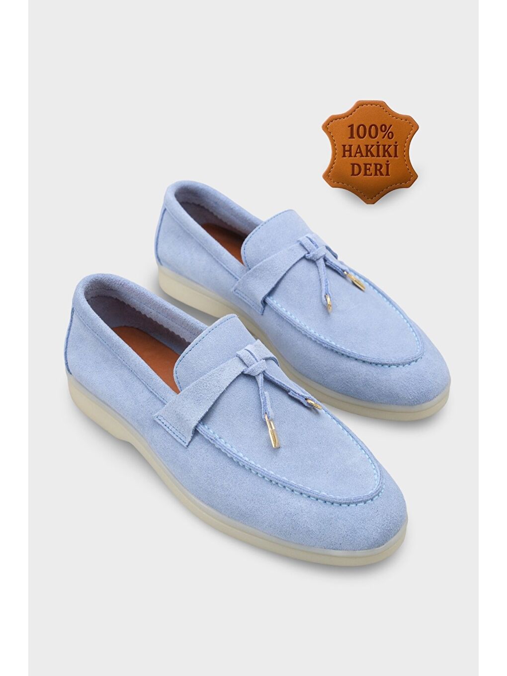 Mavi Vikki Hakiki Deri Kadın Loafer-1