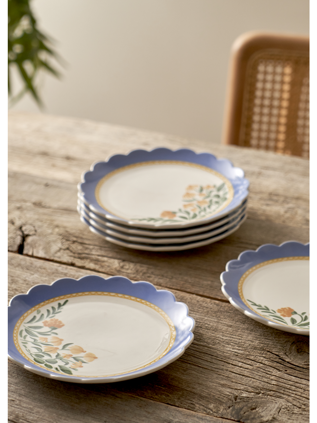 Karışık Bianca New Bone Pasta Tabağı (20 Cm)-1