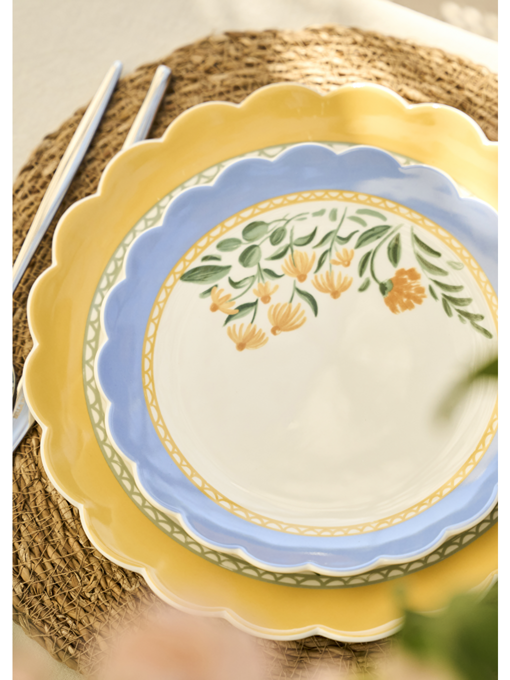 Karışık Bianca New Bone Pasta Tabağı (20 Cm)-2
