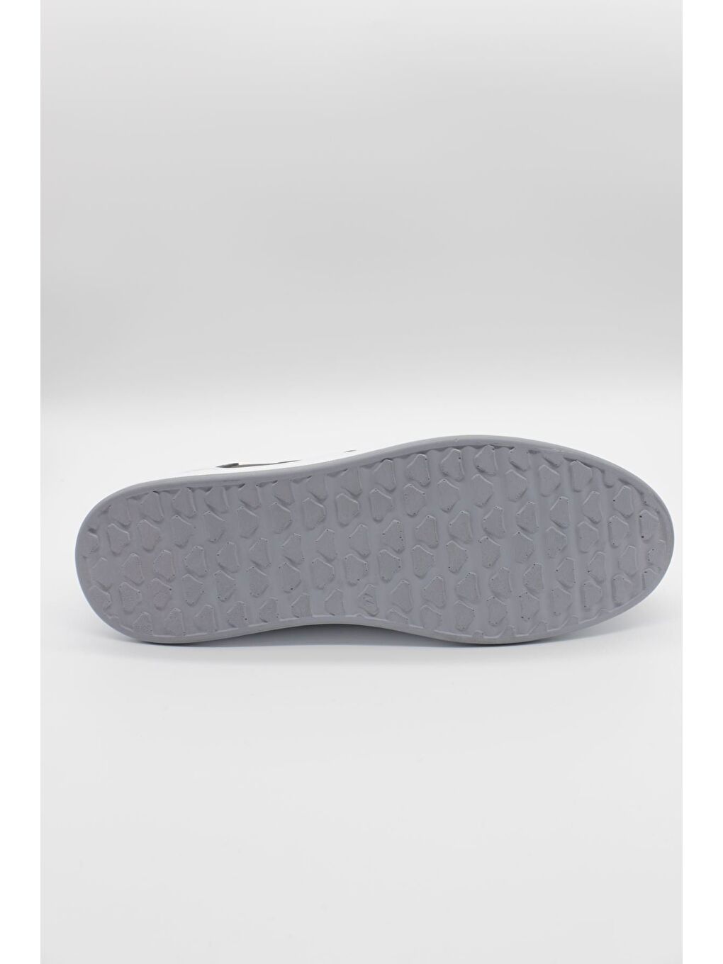 Gri Hakiki Deri Garnili Bağcıklı Casual Ayakkabı 1033240170-1