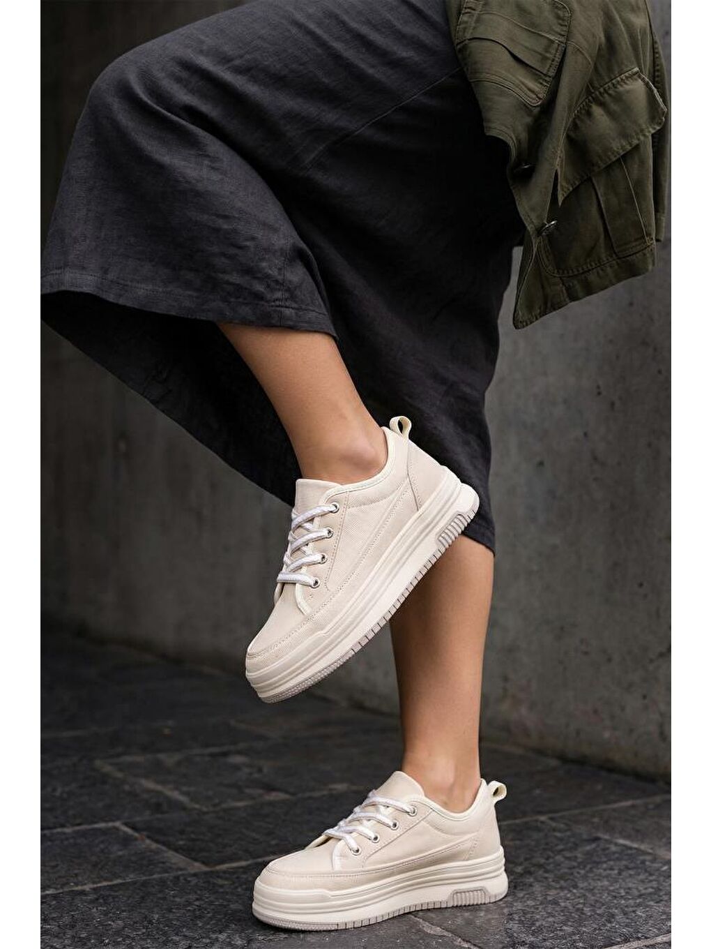 Bej DS Opal Sneaker 2025 Kadın-1