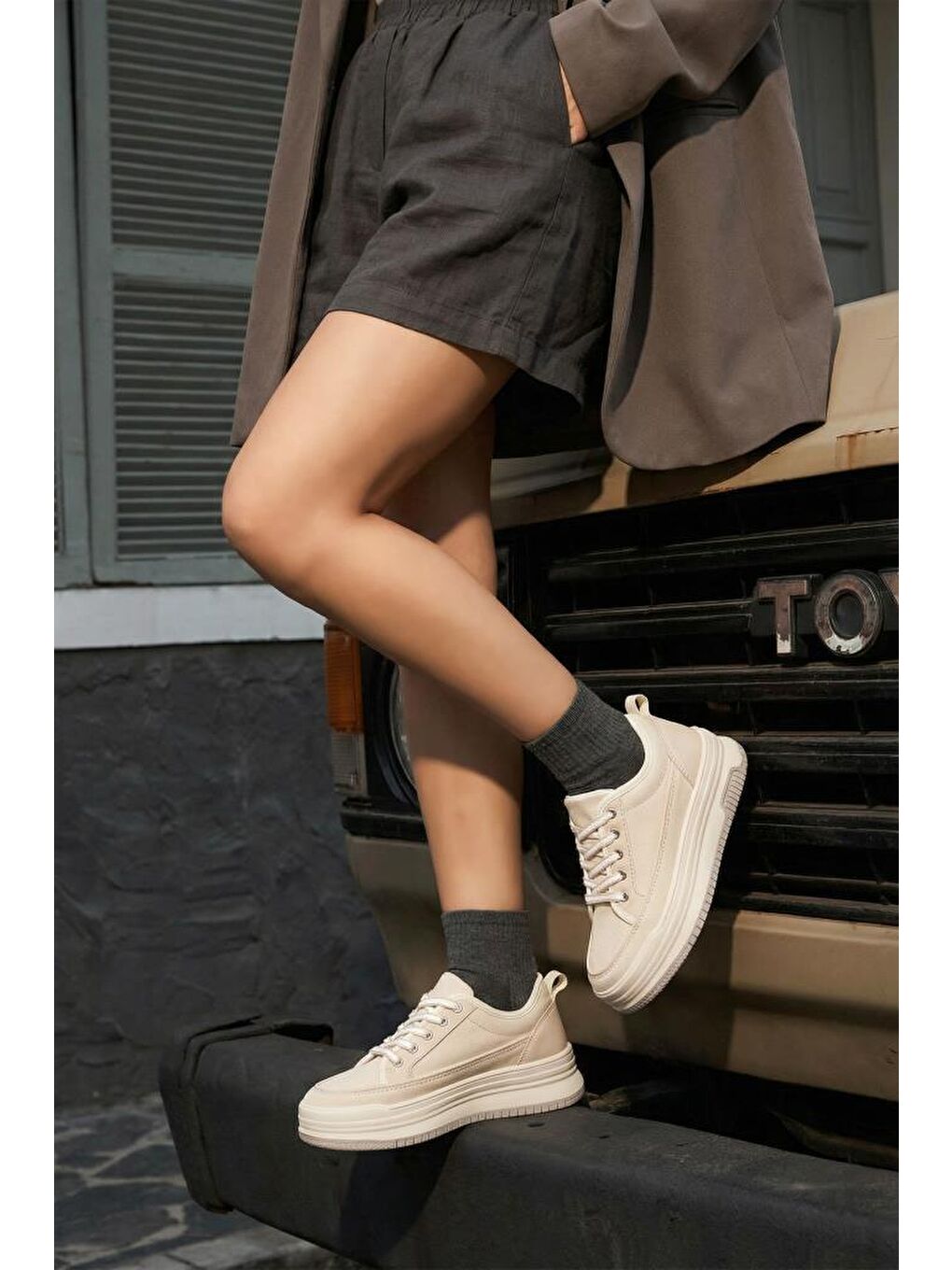 Bej DS Opal Sneaker 2025 Kadın-3