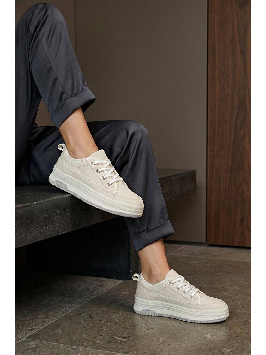 Bej DS Opal Sneaker 2025 Kadın-6