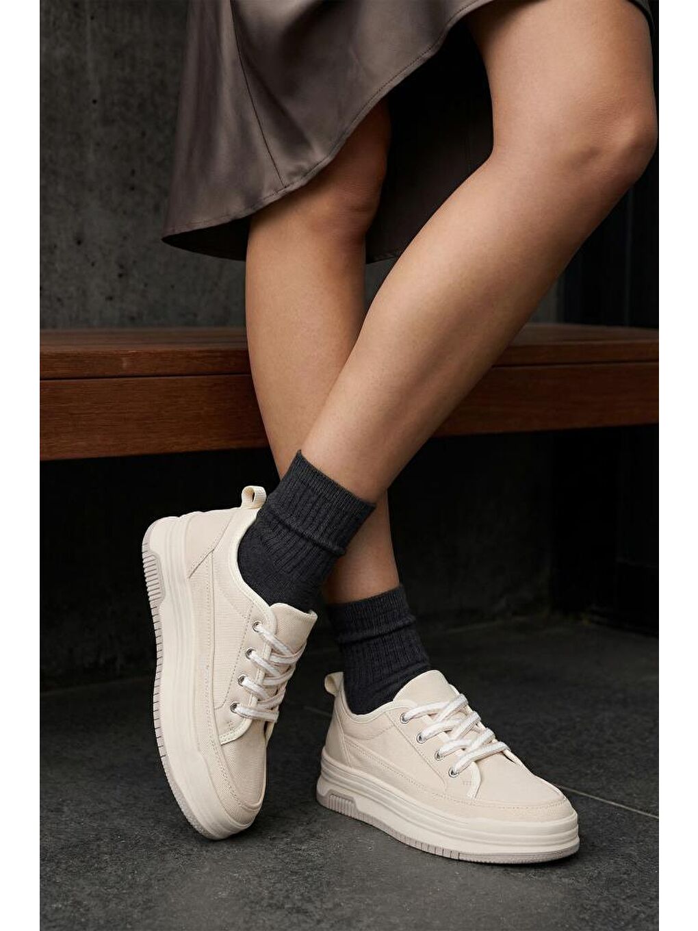 Bej DS Opal Sneaker 2025 Kadın-7