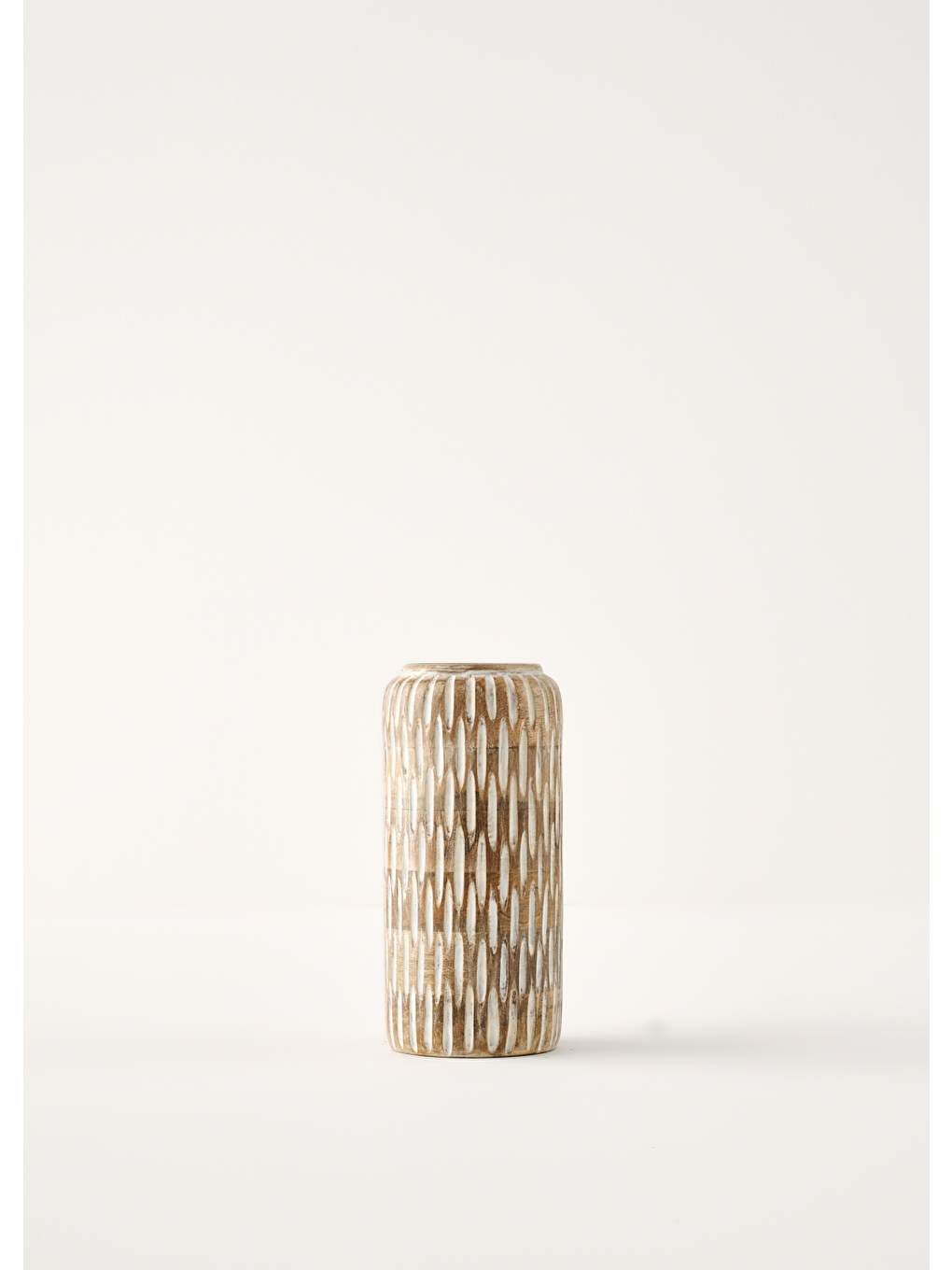 Hera Mango Vazo Kahverengi (19x9 Cm)-1