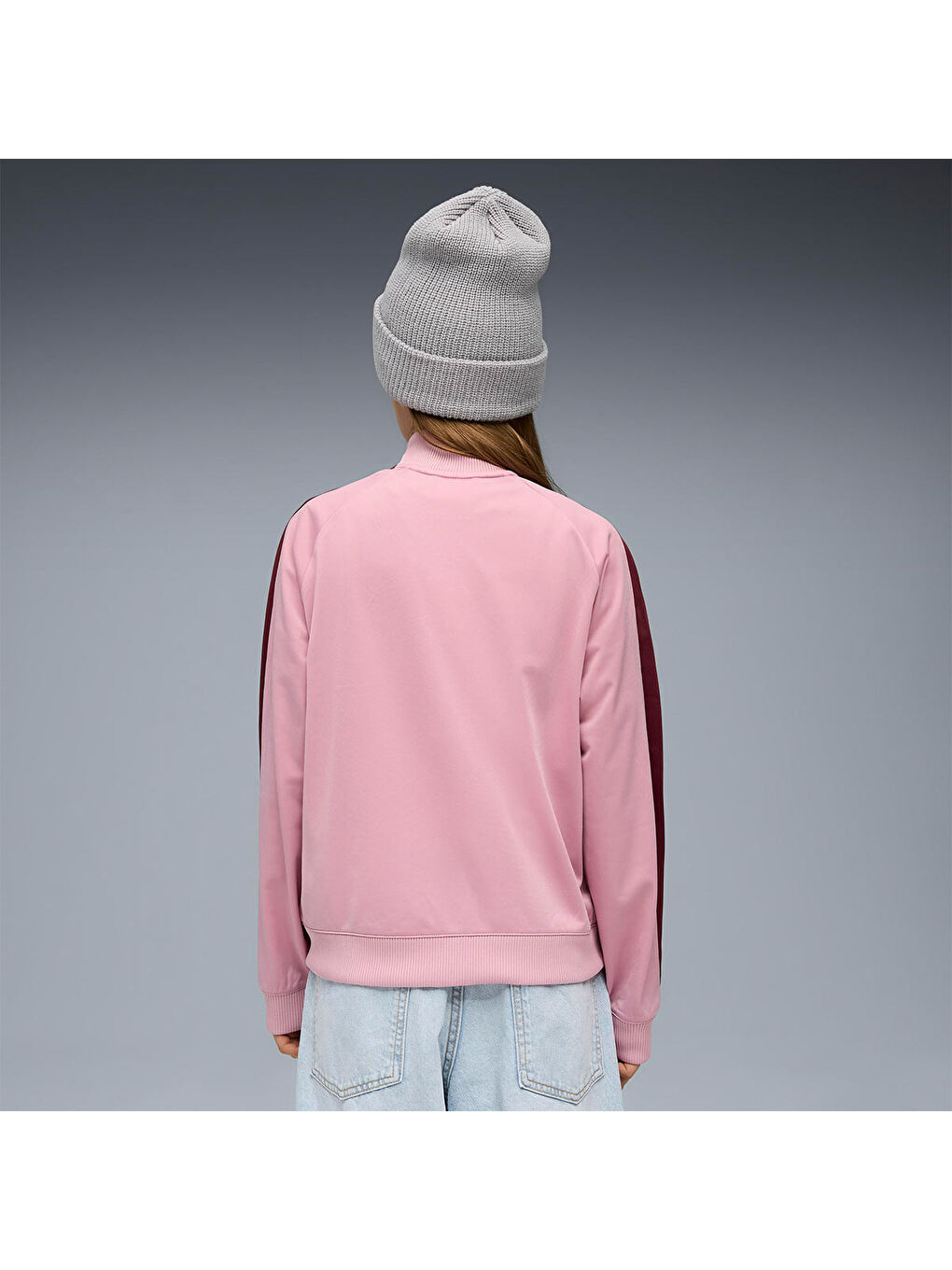 T7 Always On Çocuk Pembe Dik Yaka Ceket-2