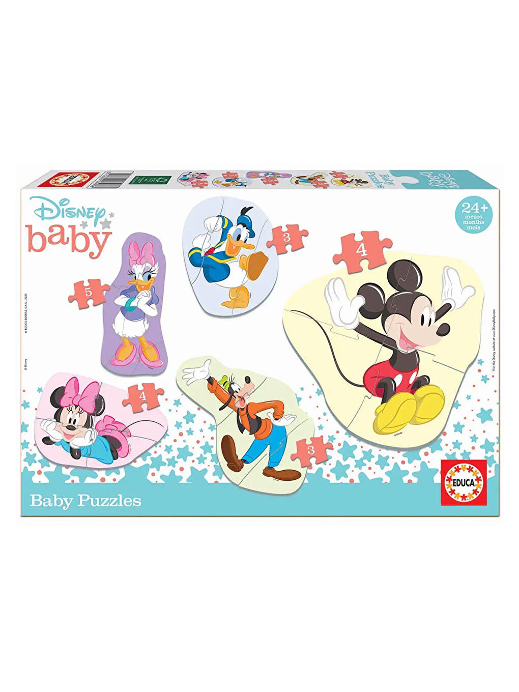 Baby Mickey ve Arkadaşları Eğitici Puzzle 18590