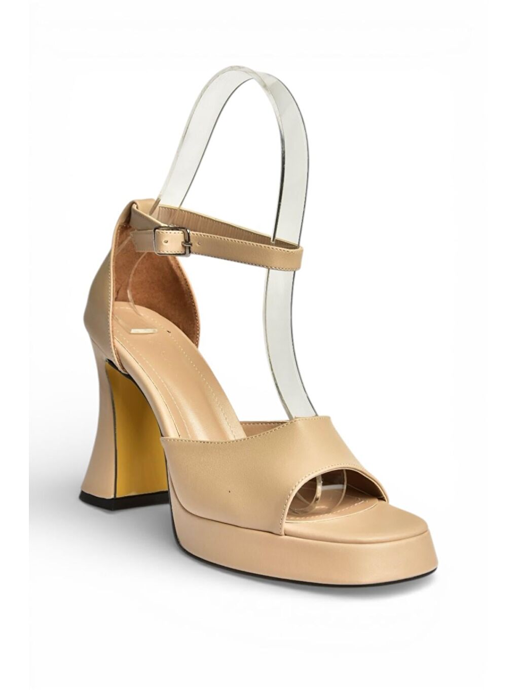 Bej Ten Kadın Topuklu Ayakkabı Y404850209-5