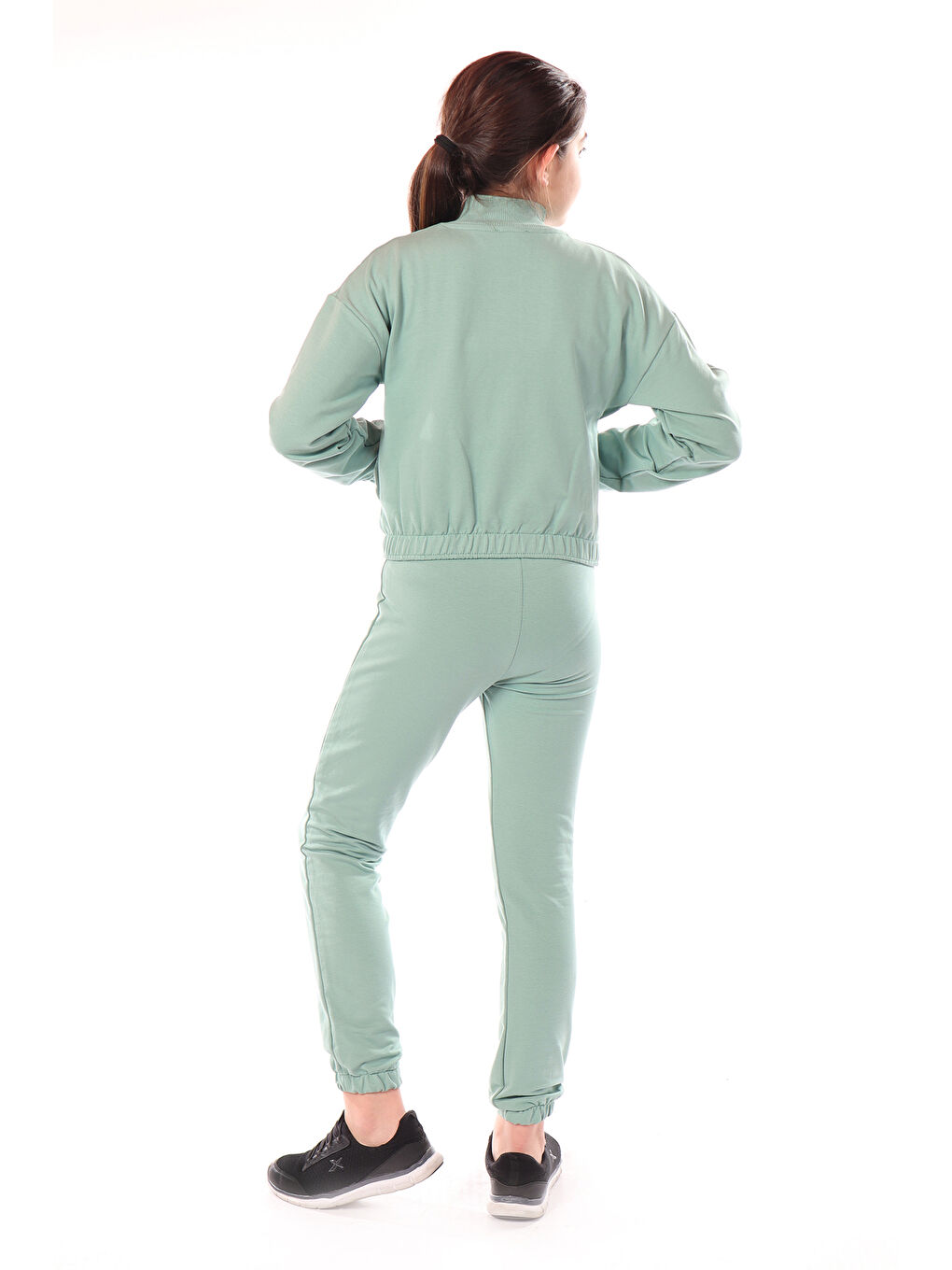 Yeşil Kız Çocuk Eşofman Takım-1